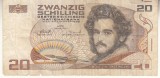 B11 - Bancnota foarte veche - Austria - 20 schilling
