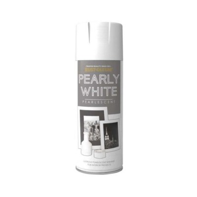 Vopsea Spray Metalizata Alb Perlat 400ml foto
