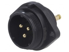 Soclu Conector SP21 Tată 3 Pini IP68 10A Terminal Șurub 500V