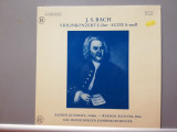 J.S.Bach &ndash; Violin Concerto E-Dur /Suitte (1980/Sastuphon/RFG) - Vinil/Vinyl/NM+