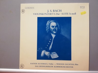 J.S.Bach &amp;ndash; Violin Concerto E-Dur /Suitte (1980/Sastuphon/RFG) - Vinil/Vinyl/NM+ foto