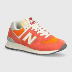 New Balance sneakers 574 culoarea portocaliu, U574RCB