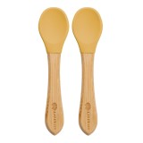 Set lingurite din bambus, 6 luni+, Honey, Appekids