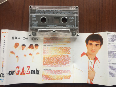 Gaz Pe Foc OrGAZmix 1998 album caseta audio muzica euro pop dance alpha sound foto