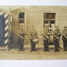 Rara! Fotografie carte poștală schimbarea gărzii in armata germană WWI