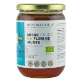 Miere Cruda din Flori de Munte Bio 700gr Republica Bio