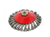 Perie de sarma rotativa laterala, 125 mm, M14, Geko G00607