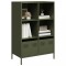 Gossi dulap inalt, verde masliniu, 68x39x103,5 cm, otel