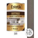 Lazura lemn ESTETIK VINTAGE 2.5L GRI, protectie UV