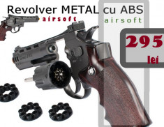 Revolver semi-automat WG705C METAL si ABS CO2 airsoft foto