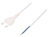 Cablu Electric 2x0.5mm2 PVC 5m Alb 2.5A