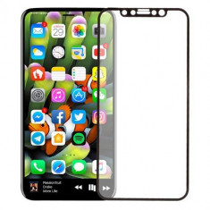 Folie Sticla iPhone X / XS / 11 Pro Protectie Display Acoperire Completa Neagra foto