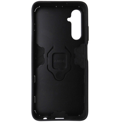 Husa spate Armor cu inel, neagra, pentru Samsung Galaxy A05s foto