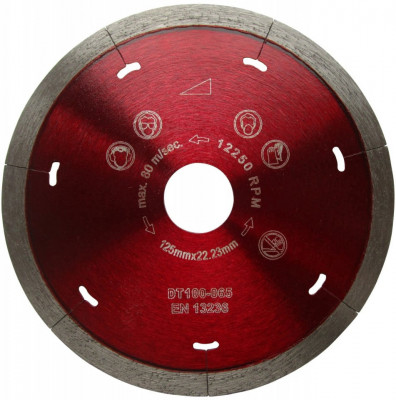 Disc DiamantatExpert pt. Ceramica Dura &amp;amp; Portelan - Rapid 125x22.2 (mm) Super Premium - DXDH.3907.125 foto