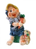 Cumpara ieftin Statueta decorativa, Pitic, Multicolor, 48 cm, DVG0148P