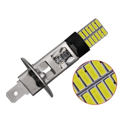 Bec Led Auto Techstar&amp;reg; H1, Alb Rece, 6000K, 12V, 576 lm foto