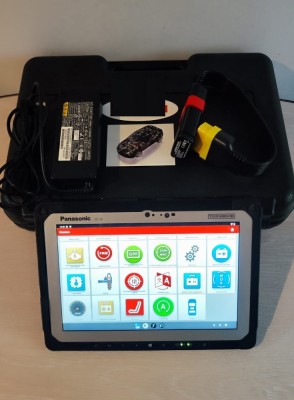 Kit Tester auto Panasonic: Interfata Diagnoza Profesionala Service Multimarca + Tableta Antisoc 8/256Gb 4G, 10.1 Inch: Turisme, Autoutilitare foto