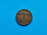 1 Pfennig 1939 lit. D -Germania-stare buna-patina-
