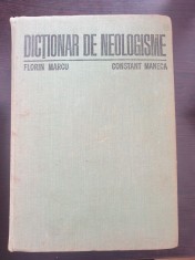 DICTIONAR DE NEOLOGISME - Marcu, Maneca foto