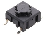 Micro&icirc;ntrerupător TACT IP67, SMT, 6,5N, SPST
