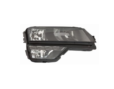 Far SKODA KAROQ, 08.2017-04.2022, partea dreapta, DEPO, fara fog light; cu LED daytime running light; H1+H7+PY24W+W5W; electrical; fara unitate contr foto