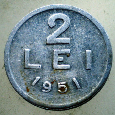 1.870 ROMANIA RPR 2 LEI 1951