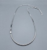 Cumpara ieftin Lant din Argint 925 Model sarpe (Snake Chain) cu Inele Decorative, 19.12g, 49-54 cm