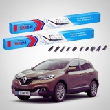 Cumpara ieftin Ștergătoare Renault Kadjar I SUV 2015-2017 | Set Față Flat Premium &ndash; TeamCar&reg;