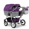 Carucior pentru gemeni Mikado TWIN T-04 3 in 1