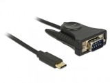 Adaptor USB-C la Serial RS232 1.8m, Delock 62964