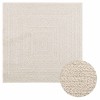 VidaXL Covor &bdquo;ZIZUR&rdquo; crem aspect iută pentru interior și exterior 4010363