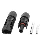 Set mufe MC4 conectori mama si tata pentru montare pe fir 2buc