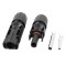 Set mufe MC4 conectori mama si tata pentru montare pe fir 2buc