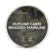 Fir Textil Avid Carp Outline Camo Braided Mainline 30lb 600m foto