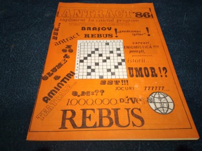 REVISTA ANTRACT 1986 foto