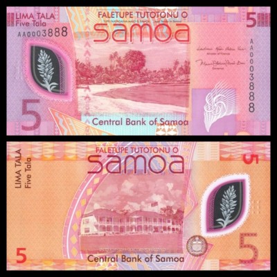 Samoa 2023 - 5 tala UNC foto