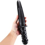 Dop anal X-Men 13.8&quot; Sword Handle Butt Plug Black II (35cm x 4.1cm)