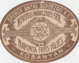 Eticheta bere Dreher Antal Serfozdei RT Kobanyan Salonta ND(1930)