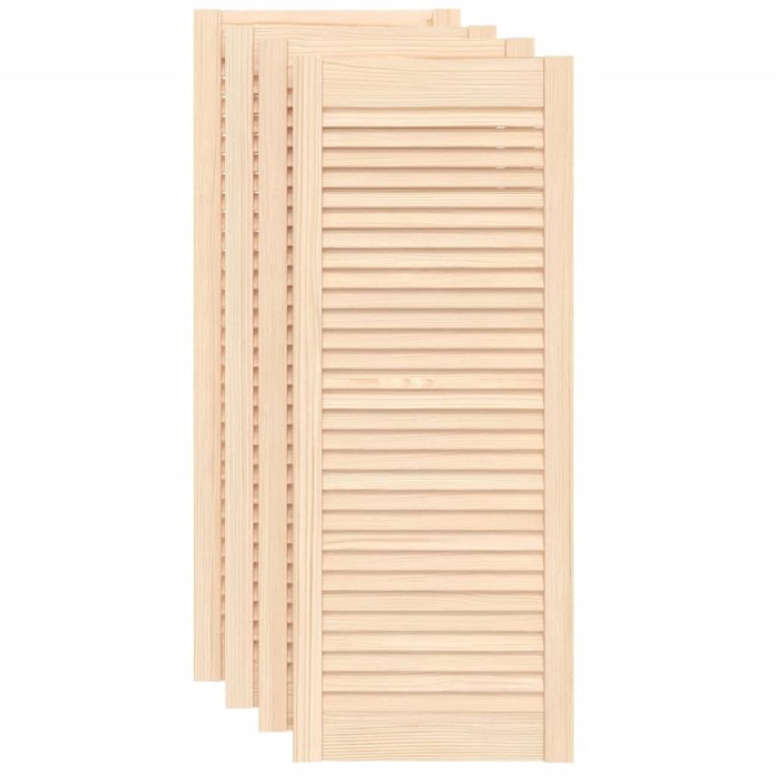Usi de dulap design lambriu 4 buc. 99,3x39,4 cm lemn masiv pin