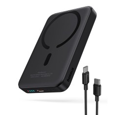 Powerbank wireless MagSafe 10000mAh Baseus, P10059001113-00 foto