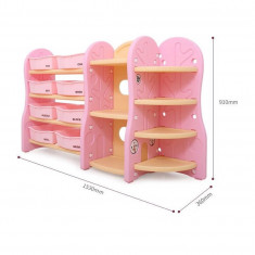 Organizator pentru jucarii si rechizite Nichiduta Tree Peach Pink