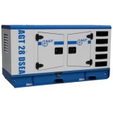 AGT 28 DSEA - Generator de uz general - kW - - 36 CP 80 l pornire electrica motorina insonorizat protectie termica senzor lipsa ulei protectie suprasa