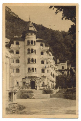 AD 876 C. P. VECHE -BAILE HERCULANE - SANATORIUL BALNEAR -RPR - CIRCULATA 1952 foto