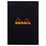 Cumpara ieftin Bloc notes A5 80 file capsat matematica Rhodia Coperta neagra