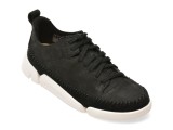 Pantofi sport CLARKS negri, TRIGENIC 2 FLEX, din nabuc