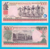 Rwanda (p#28) 5.000 Francs 1998 UNC &#039;Intore&#039; serie: AG098460x
