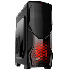 Carcasa njoy middle tower atx supernova fara sursa matx gaming desing card reader 2 x foto