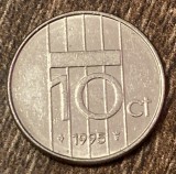 C50 - Moneda foarte veche - Olanda - 10 centi - 1995