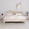 vidaXL Noptiere HAMAR, 2 buc, alb, 40x35x44,5 cm, lemn masiv de pin 340409