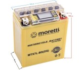 Baterie moto (I-Gel) MTX7L-BS (YTX7L-BS) cu display Cod Produs: MX_NEW AKUYTX7L-BSXMOR00W